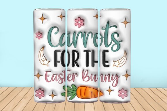 20oz 3D Easter Inflated Tumbler Wrap & Crafts