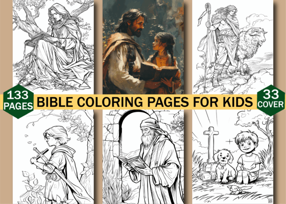 Bible Coloring Book for Kids and Coloring Pages Amp