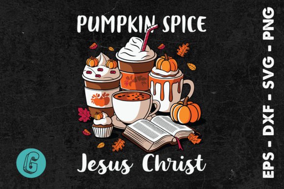 Christ Pumpkin Spice Jesus SVG