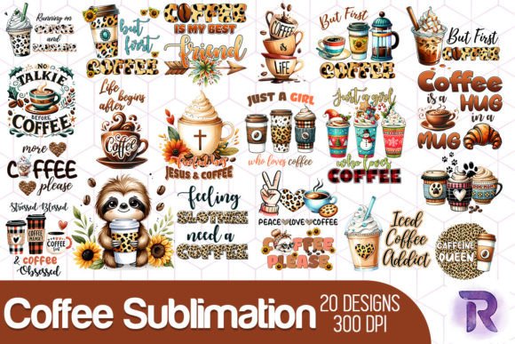 Coffee Sublimation Bundle for Crafts