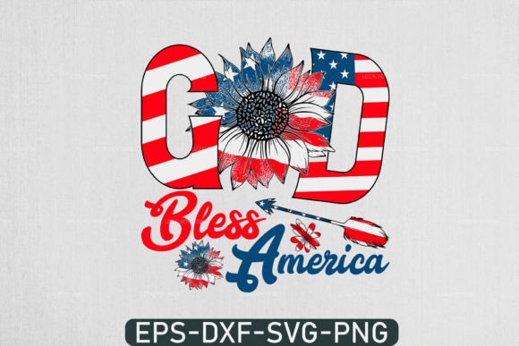 God Bless America Svg 4th of July Svg Crafts