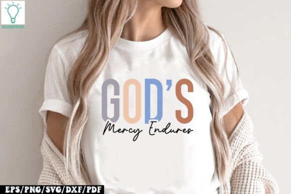 God's Mercy Endures SVG
