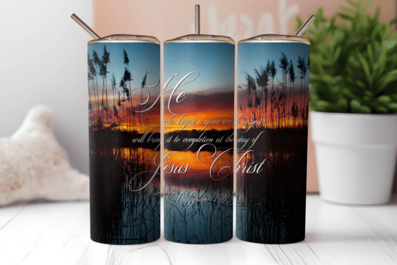 Good Work Sunset 20oz Tumbler Wrap & Crafts