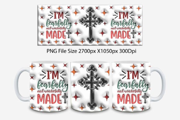 Mug Inflated Design, Christian Jesus Tumbler Wraps