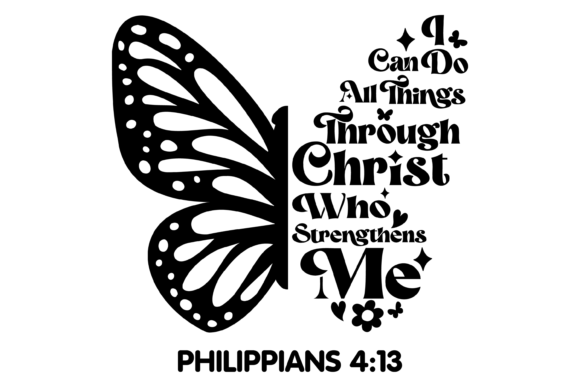 Philippians Bible Verse Svg PNG for Crafts