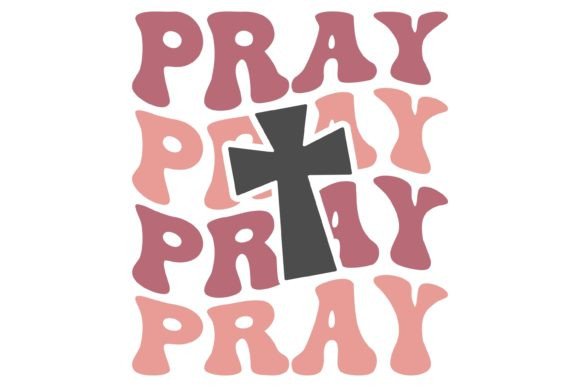 Pray Cross Svg PNG for Crafts