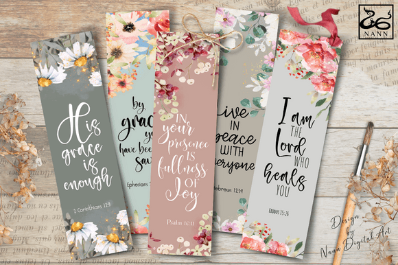 Printable Bible Verse Bookmarks Set 776 and Print Templates